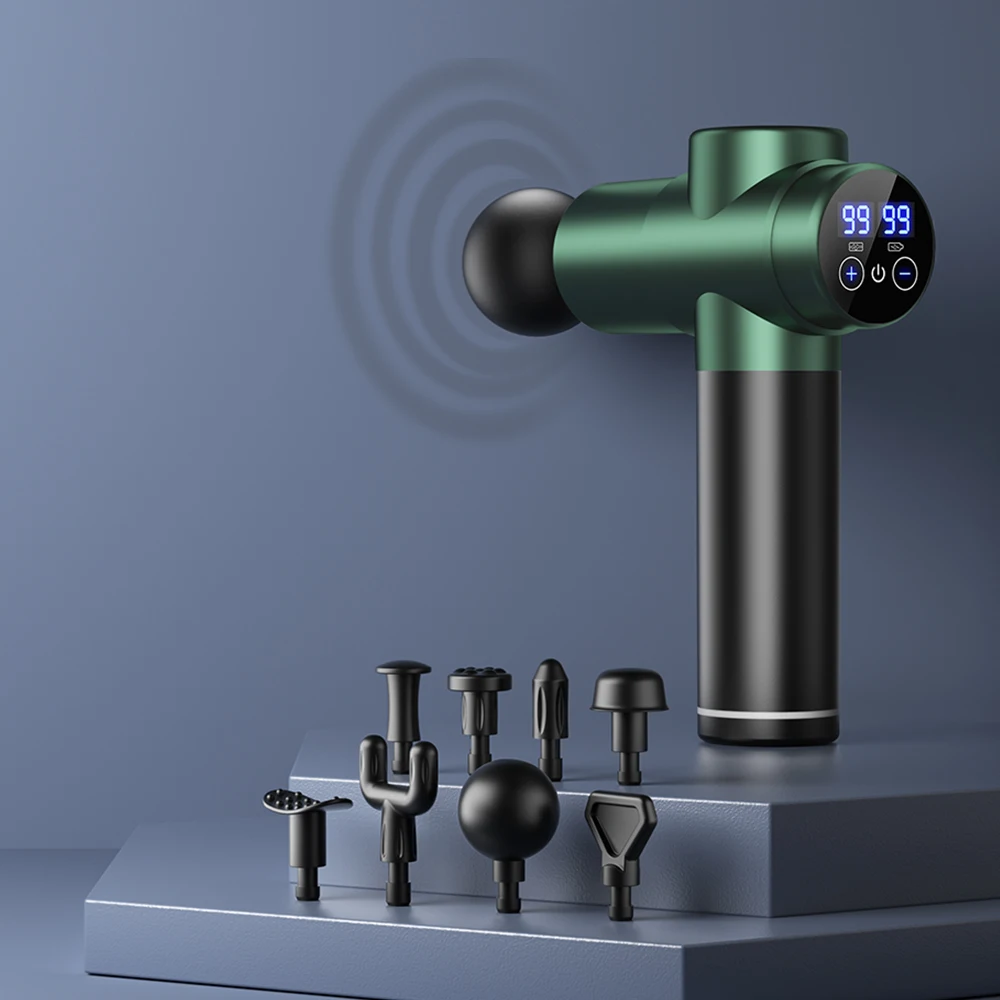 Massage Gun Muscle Relax Deep Tissue Massager Neck Massager Dynamic Vibrator Back Portable Handheld Display Fascia Gun Massage - Image 10