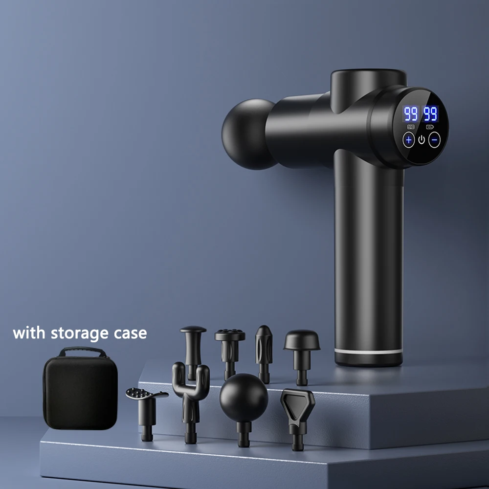 Massage Gun Muscle Relax Deep Tissue Massager Neck Massager Dynamic Vibrator Back Portable Handheld Display Fascia Gun Massage - Image 17