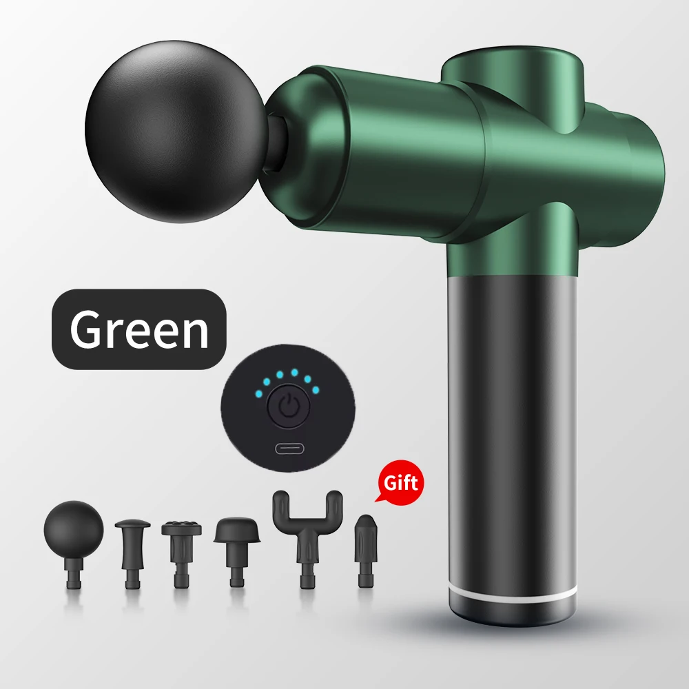 Massage Gun Muscle Relax Deep Tissue Massager Neck Massager Dynamic Vibrator Back Portable Handheld Display Fascia Gun Massage - Image 2