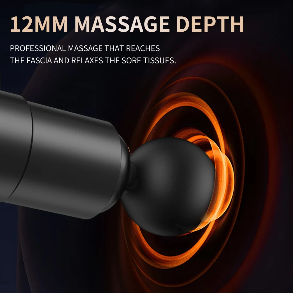 Massage Gun Muscle Relax Deep Tissue Massager Neck Massager Dynamic Vibrator Back Portable Handheld Display Fascia Gun Massage - Image 5
