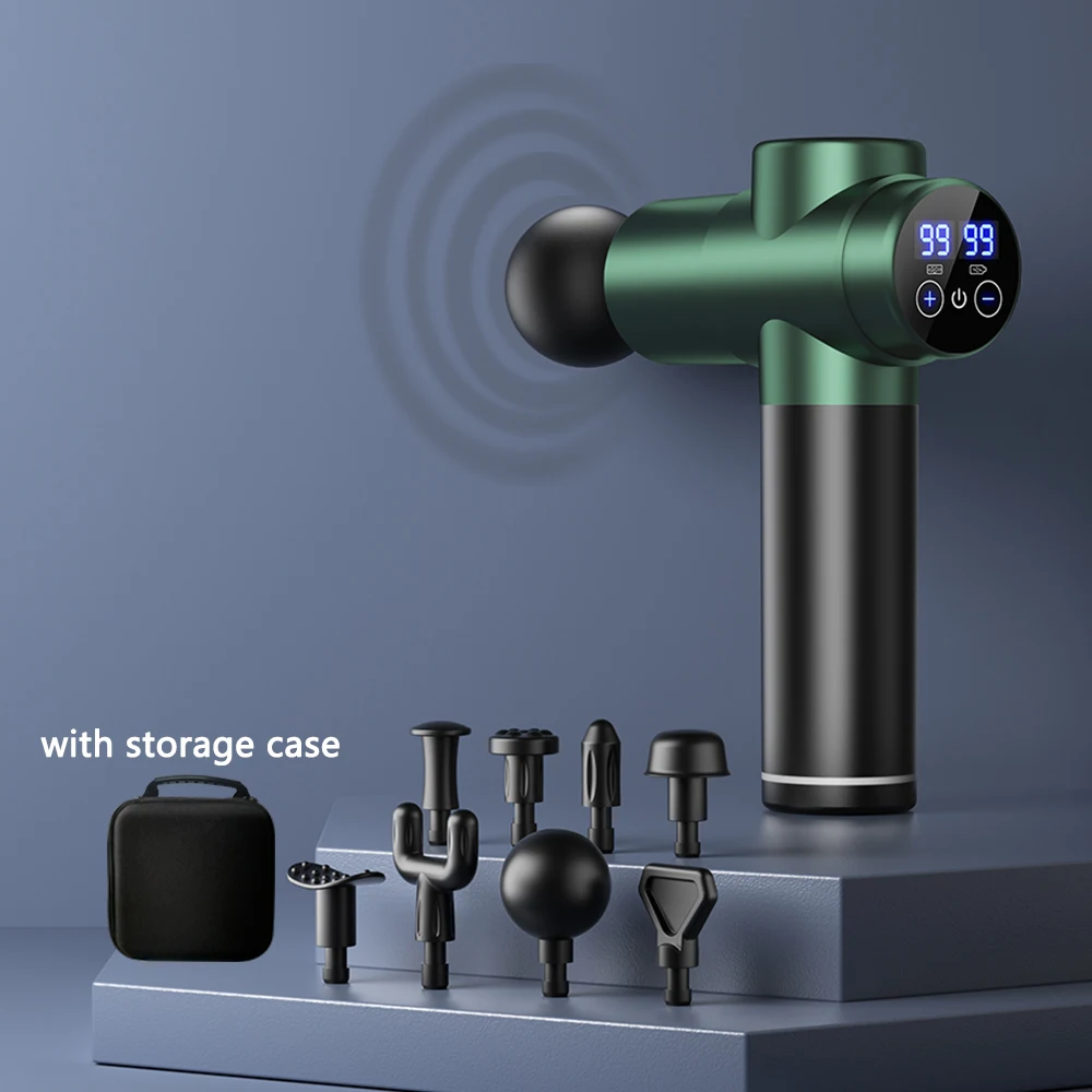 Massage Gun Muscle Relax Deep Tissue Massager Neck Massager Dynamic Vibrator Back Portable Handheld Display Fascia Gun Massage - Image 13